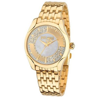 Just Cavalli r7253593501 40mm Gold Steel Bracelet & Case Mineral
