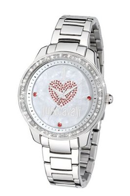 Just Cavalli Shiny Silver Stainless-Steel band .