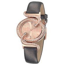Just Cavalli Sin r7251591501 35mm Stainless Steel Case Brown Leather Mineral