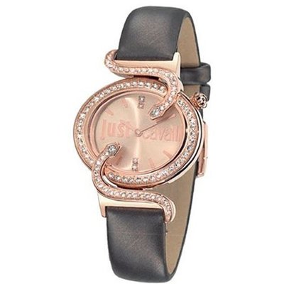 Just Cavalli Sin r7251591501 35mm Stainless Steel Case Brown Leather Mineral