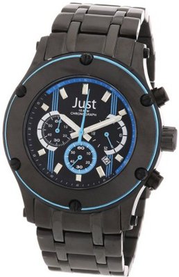 Just Chronograph Quartz 48-STG2372BK-BL Gents