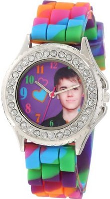 Justin Bieber Kids' JB1127 Tie-Dye Rubber Analog