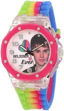 Justin Bieber Kids' JB1205 Tie Dye Strap with Flashing Dial
