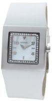 K&BROS 9153-2 Steel Squared Stainless Steel White Leather