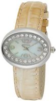 K&BROS 9158-4 Stainless Steel Beige Leather