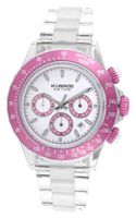 K&BROS 9511-2 Ice-Time Day Chronograph Pink