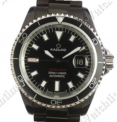 Kadloo Gents Collection Ocean Date Black