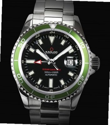 Kadloo Gents Collection Ocean Date GMT