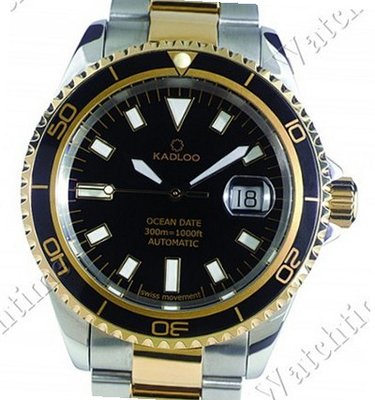 Kadloo Gents Collection Ocean Date Gold