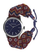 Kahuna KGF-0007G Navy Woven Fabric Friendship