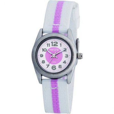Kahuna KLS-0181L Ladies White Canvas Strap
