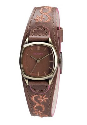 Kahuna KLS-0196L Ladies Brown Floral
