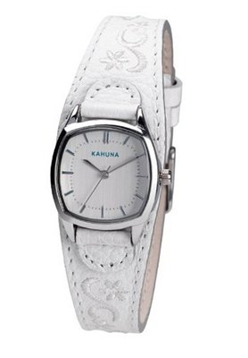 Kahuna KLS-0199L Ladies White Floral