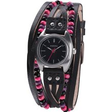 Kahuna KLS-0201L Ladies Black Multi Thong