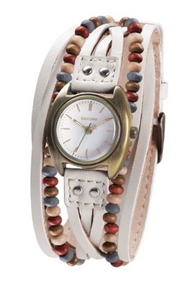 Kahuna KLS-0202L Ladies Cream Multi Thong