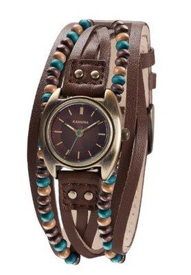 Kahuna KLS-0204L Ladies Brown Multi Thong