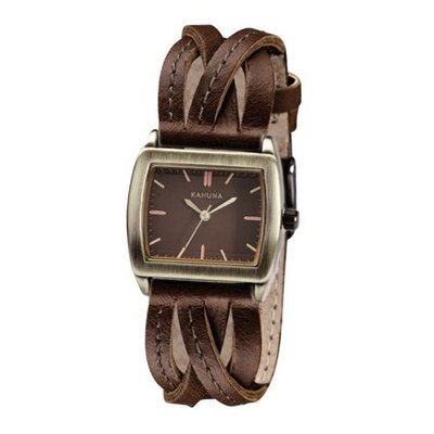 Kahuna KLS-0208L Ladies Brown Multi Thong