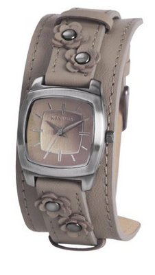 Kahuna KLS-0242L Ladies Mink Flower Detail Cuff