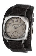 Kahuna KUC-0057G Vintage Black Leather Cuff