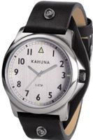 Kahuna KUS-0077G White Black Leather Cuff