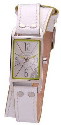 Kahuna White Cross-Over Strap Ladies Fashion KLS-0081L