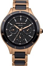 Karen Millen KM101RGM Ladies Rose Gold Chronograph