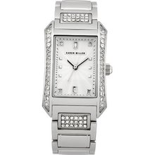 Karen Millen KM111SM Ladies Silver Stone Set