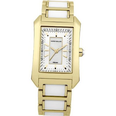 Karen Millen KM119GM Ladies Gold Ceramic