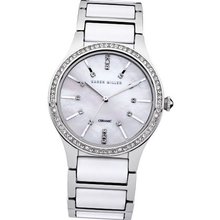 Karen Millen KM122SM Ladies Steel and Ceramic Bracelet