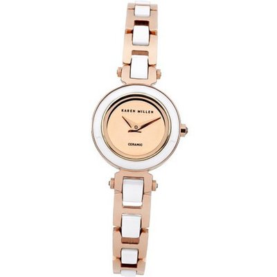 Karen Millen KM125WGM Ladies Rose Gold and Black