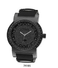 TRENDY FASHION Black/Black Bullet Band Silicon Strap , Hip-Hop Black Case, Black Dial BY FASHION DESTINATION