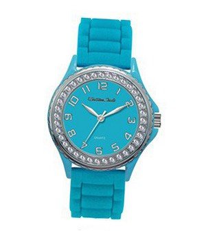 TRENDY FASHION Blue Silicon Strap , Blue Case/Blue Dial BY FASHION DESTINATION