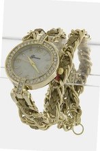 Trendy Fashion Chain and Leather Wrap By Fashion Destination