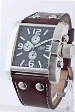 Trendy Fashion CHRONOGRAPH MENS LEATHER WATCH By Fashion Destination