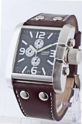 Trendy Fashion CHRONOGRAPH MENS LEATHER WATCH By Fashion Destination