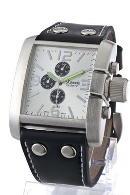 Trendy Fashion CHRONOGRAPH MENS LEATHER WATCH By Fashion Destination