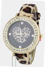 Trendy Fashion Crystal Case Leopard Heart By Fashion Destination