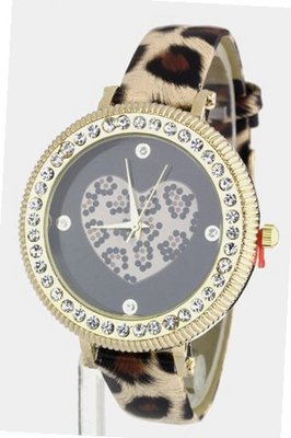 Trendy Fashion Crystal Case Leopard Heart By Fashion Destination