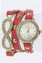 Trendy Fashion Crystal Infinity & Studs Multi Wrap Fashion By Fashion Destination
