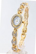Trendy Fashion CRYSTAL STUDDED BRACELET WATCH By Fashion Destination
