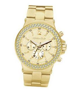 TRENDY FASHION Gold Metal Band With Gold Dial BY FASHION DESTINATION