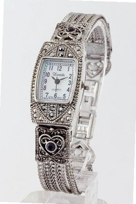 Trendy Fashion HEART FILIGREE BRACELET WATCH By Fashion Destination