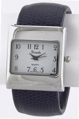 Trendy Fashion LEATHER CUFF WATCH By Fashion Destination