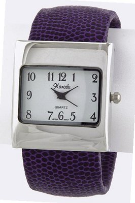 Trendy Fashion LEATHER CUFF WATCH By Fashion Destination