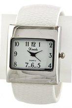 Trendy Fashion LEATHER CUFF WATCH By Fashion Destination