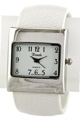 Trendy Fashion LEATHER CUFF WATCH By Fashion Destination
