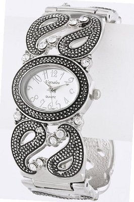 Trendy Fashion PAISLEY CUFF WATCH By Fashion Destination