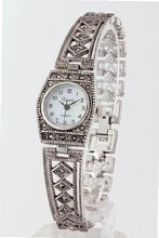 uKarmas Canvas Trendy Fashion MARCASITE BRACELET WATCH By Fashion Destination 
