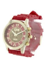 uKarmas Canvas Trendy Fashion ROMAN NUMERALS GLITTERED CASE WATCH By Fashion Destination 