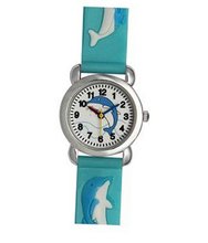 uKarmas Canvas TRENDY FASHION Sky Blue Kids w/ Dolphin Design BY FASHION DESTINATION 